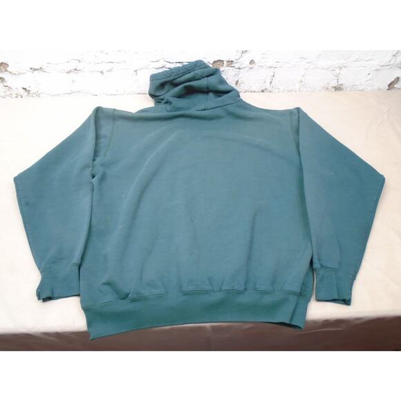 Vintage Carhartt Made in USA Green Hoodie Sweatshirt Large K132HTG Distressed - Picture 14 of 16